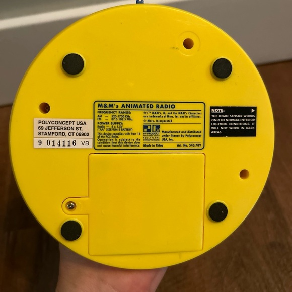 Blue M&M’s animated radio - Picture 5 of 6